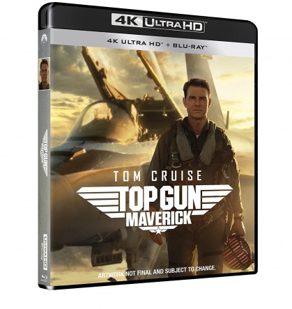 Locandina italiana DVD e BLU RAY Top Gun: Maverick 